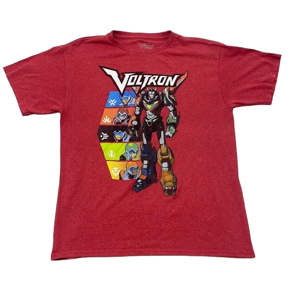 Kids Voltron Graphic Tee Thrifted Vintage Style Size XL - Picture 1 of 10